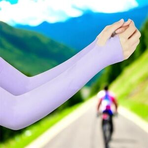 $5 Add-On 🆕SPF50+ Sun Protection Mauve Arm Sleeves